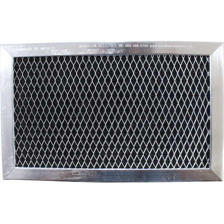 Duraflow Filtration Carbon Filters for GE WB02X10733, JX81B -6 3/8 x 8 11/16 x 3/8 (2-Pk) CF2536 2-Pack